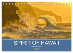 SPIRIT OF HAWAII (Tischkalender 2024 DIN A5 quer), CALVENDO Monatskalender