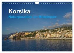 Korsika - Naturparadis im Mittelmeer (Wandkalender 2024 DIN A4 quer), CALVENDO Monatskalender