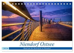 Niendorf Ostsee (Tischkalender 2024 DIN A5 quer), CALVENDO Monatskalender
