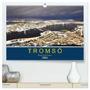 Tromsö, eisiges Nord-Norwegen (hochwertiger Premium Wandkalender 2024 DIN A2 quer), Kunstdruck in Hochglanz