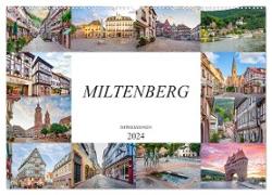 Miltenberg Impressionen (Wandkalender 2024 DIN A2 quer), CALVENDO Monatskalender