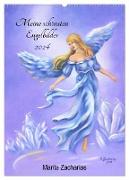 Meine schönsten Engelbilder - Marita Zacharias (Wandkalender 2024 DIN A2 hoch), CALVENDO Monatskalender