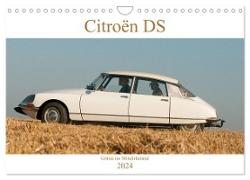 Citroën DS Göttin im Mittelrheintal (Wandkalender 2024 DIN A4 quer), CALVENDO Monatskalender