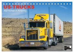 US-Trucks - Auf Achse in Amerika (Tischkalender 2024 DIN A5 quer), CALVENDO Monatskalender