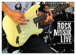 Rockmusik live (Wandkalender 2024 DIN A4 quer), CALVENDO Monatskalender