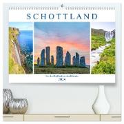Von den Highlands zu den Hebriden (hochwertiger Premium Wandkalender 2024 DIN A2 quer), Kunstdruck in Hochglanz