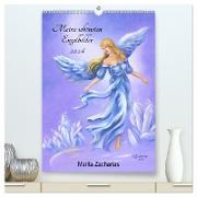 Meine schönsten Engelbilder - Marita Zacharias (hochwertiger Premium Wandkalender 2024 DIN A2 hoch), Kunstdruck in Hochglanz