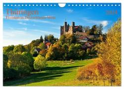 Thüringen Freistaat in Deutschlands Mitte (Wandkalender 2024 DIN A4 quer), CALVENDO Monatskalender