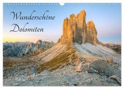 Wunderschöne Dolomiten (Wandkalender 2024 DIN A3 quer), CALVENDO Monatskalender