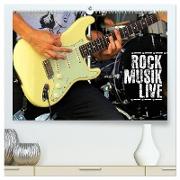 Rockmusik live (hochwertiger Premium Wandkalender 2024 DIN A2 quer), Kunstdruck in Hochglanz