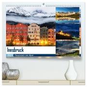 Innsbruck - Hauptstadt der Alpen (hochwertiger Premium Wandkalender 2024 DIN A2 quer), Kunstdruck in Hochglanz
