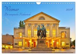 Weimar Die europäische Kulturstadt (Wandkalender 2024 DIN A4 quer), CALVENDO Monatskalender
