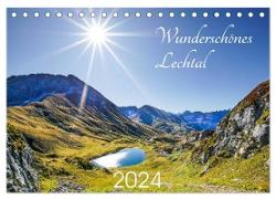Wunderschönes Lechtal (Tischkalender 2024 DIN A5 quer), CALVENDO Monatskalender