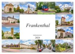 Frankenthal Impressionen (Wandkalender 2024 DIN A2 quer), CALVENDO Monatskalender