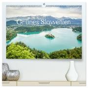 Grünes Slowenien (hochwertiger Premium Wandkalender 2024 DIN A2 quer), Kunstdruck in Hochglanz