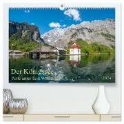Der Königssee Perle unter dem Watzmann (hochwertiger Premium Wandkalender 2024 DIN A2 quer), Kunstdruck in Hochglanz