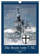 Die Boote vom 7. SG (Wandkalender 2024 DIN A4 hoch), CALVENDO Monatskalender