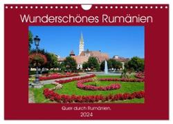 Wunderschönes Rumänien (Wandkalender 2024 DIN A4 quer), CALVENDO Monatskalender