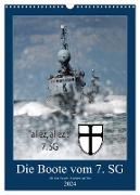 Die Boote vom 7. SG (Wandkalender 2024 DIN A3 hoch), CALVENDO Monatskalender