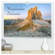 Wunderschöne Dolomiten (hochwertiger Premium Wandkalender 2024 DIN A2 quer), Kunstdruck in Hochglanz