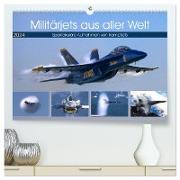 Militärjets aus aller Welt (hochwertiger Premium Wandkalender 2024 DIN A2 quer), Kunstdruck in Hochglanz