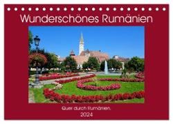 Wunderschönes Rumänien (Tischkalender 2024 DIN A5 quer), CALVENDO Monatskalender