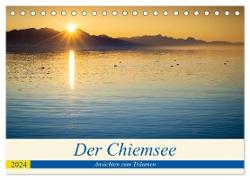 Der Chiemsee - Ansichten zum Träumen (Tischkalender 2024 DIN A5 quer), CALVENDO Monatskalender