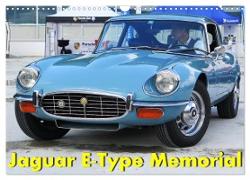 Jaguar E-Type Memorial (Wandkalender 2024 DIN A3 quer), CALVENDO Monatskalender