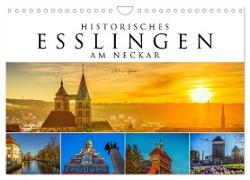 Historisches Esslingen am Neckar 2024 (Wandkalender 2024 DIN A4 quer), CALVENDO Monatskalender