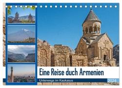 Eine Reise durch Armenien (Tischkalender 2024 DIN A5 quer), CALVENDO Monatskalender