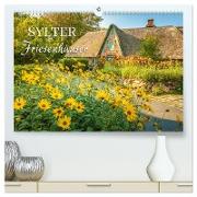 Sylter Friesenhäuser (hochwertiger Premium Wandkalender 2024 DIN A2 quer), Kunstdruck in Hochglanz