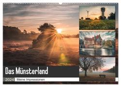 Das Münsterland - Meine Impressionen (Wandkalender 2024 DIN A2 quer), CALVENDO Monatskalender