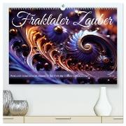 Fraktaler Zauber (hochwertiger Premium Wandkalender 2024 DIN A2 quer), Kunstdruck in Hochglanz