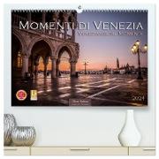 Momenti di Venezia - Venezianische Momente (hochwertiger Premium Wandkalender 2024 DIN A2 quer), Kunstdruck in Hochglanz