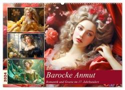 Barocke Anmut. Romantik und Grazie im 17. Jahrhundert (Wandkalender 2024 DIN A2 quer), CALVENDO Monatskalender