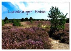 Lüneburger Heide (Wandkalender 2024 DIN A2 quer), CALVENDO Monatskalender