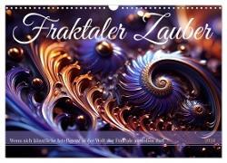 Fraktaler Zauber (Wandkalender 2024 DIN A3 quer), CALVENDO Monatskalender
