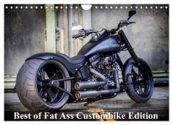 Exklusive Best of Fat Ass Custombike Edition, feinste Harleys mit fettem Hintern (Wandkalender 2024 DIN A4 quer), CALVENDO Monatskalender