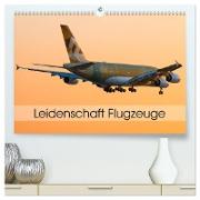 Leidenschaft Flugzeuge (hochwertiger Premium Wandkalender 2024 DIN A2 quer), Kunstdruck in Hochglanz