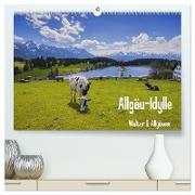 Allgäu-Idylle (hochwertiger Premium Wandkalender 2024 DIN A2 quer), Kunstdruck in Hochglanz