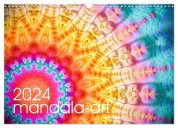 mandala-art (Wandkalender 2024 DIN A3 quer), CALVENDO Monatskalender