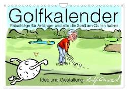 Golfkalender für Anfänger und alle die Spaß am Golfen haben (Wandkalender 2024 DIN A4 quer), CALVENDO Monatskalender