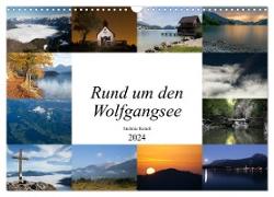 Rund um den Wolfgangsee (Wandkalender 2024 DIN A3 quer), CALVENDO Monatskalender