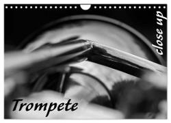 Trompete - Close up (Wandkalender 2024 DIN A4 quer), CALVENDO Monatskalender