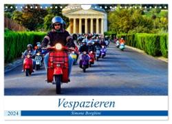 Vespazieren (Wandkalender 2024 DIN A4 quer), CALVENDO Monatskalender