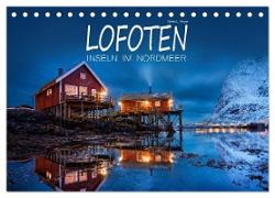 Lofoten - Inseln im Nordmeer (Tischkalender 2024 DIN A5 quer), CALVENDO Monatskalender