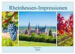 Rheinhessen-Impressionen (Wandkalender 2024 DIN A2 quer), CALVENDO Monatskalender
