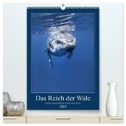 Im Reich der Wale (hochwertiger Premium Wandkalender 2024 DIN A2 hoch), Kunstdruck in Hochglanz