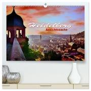 Heidelberg - Ansichtssache (hochwertiger Premium Wandkalender 2024 DIN A2 quer), Kunstdruck in Hochglanz