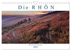 Die Rhön (Wandkalender 2024 DIN A4 quer), CALVENDO Monatskalender